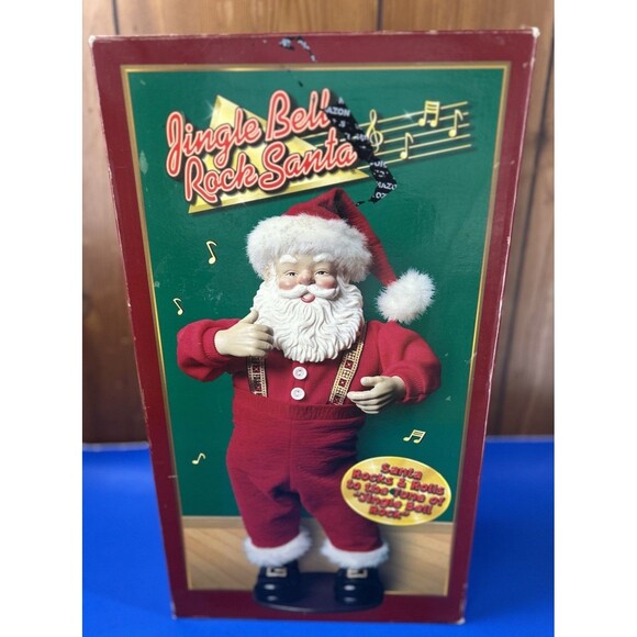 Santa Collectables Vintage Christmas 1998 Jingle Bell Rock Dancing 16" Santa - Picture 11 of 15